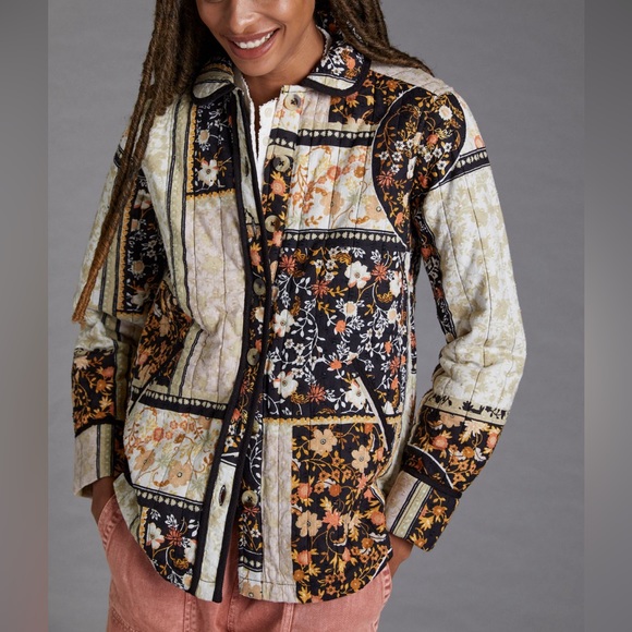 Anthropologie Jackets & Blazers - Anthropologie Multicolor Patchwork Jacket